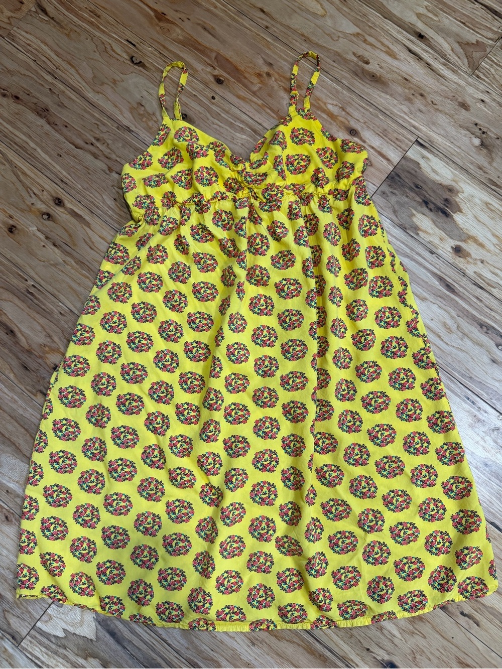 Old Navy Yellow Floral Dress